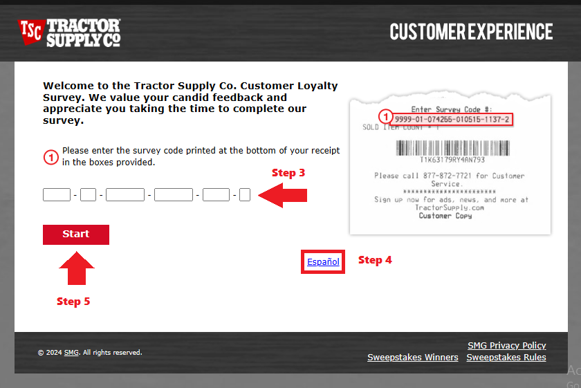 TellTractorSupply Survey